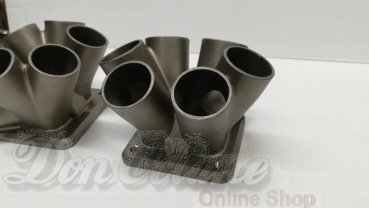 Preview: Twin Scroll Edelstahlsammler für Turbokrümmer 42mm